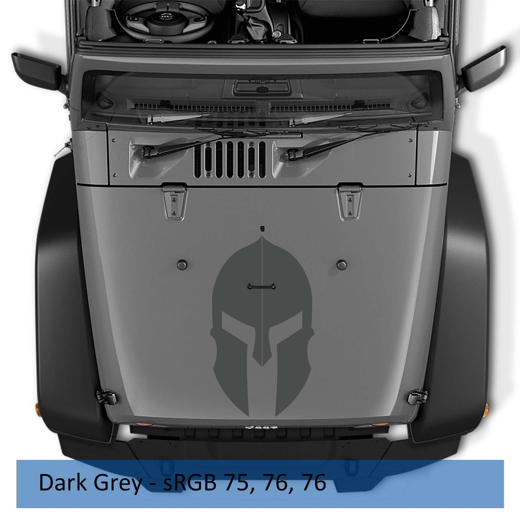 Spartan Gladiator Helmet Vinyl Decal