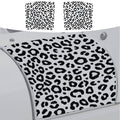Leopard Print Cowl Vinyl Decal Set - Fits 2006-2017 Jeep Wrangler JK&JKU Models