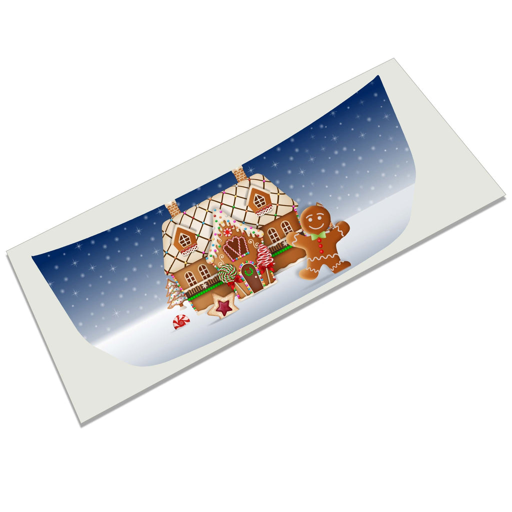 Gingerbread Man & House Christmas Vinyl Decal Fits Ford Bronco 2021+