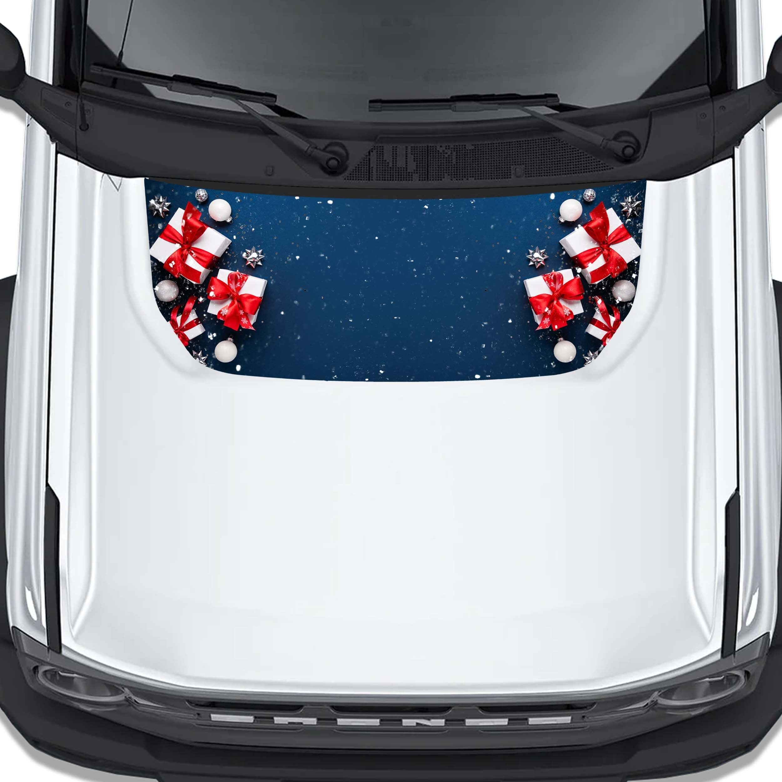 Christmas Gifts Hood Graphic Design Decal Fits Ford Bronco 2021+