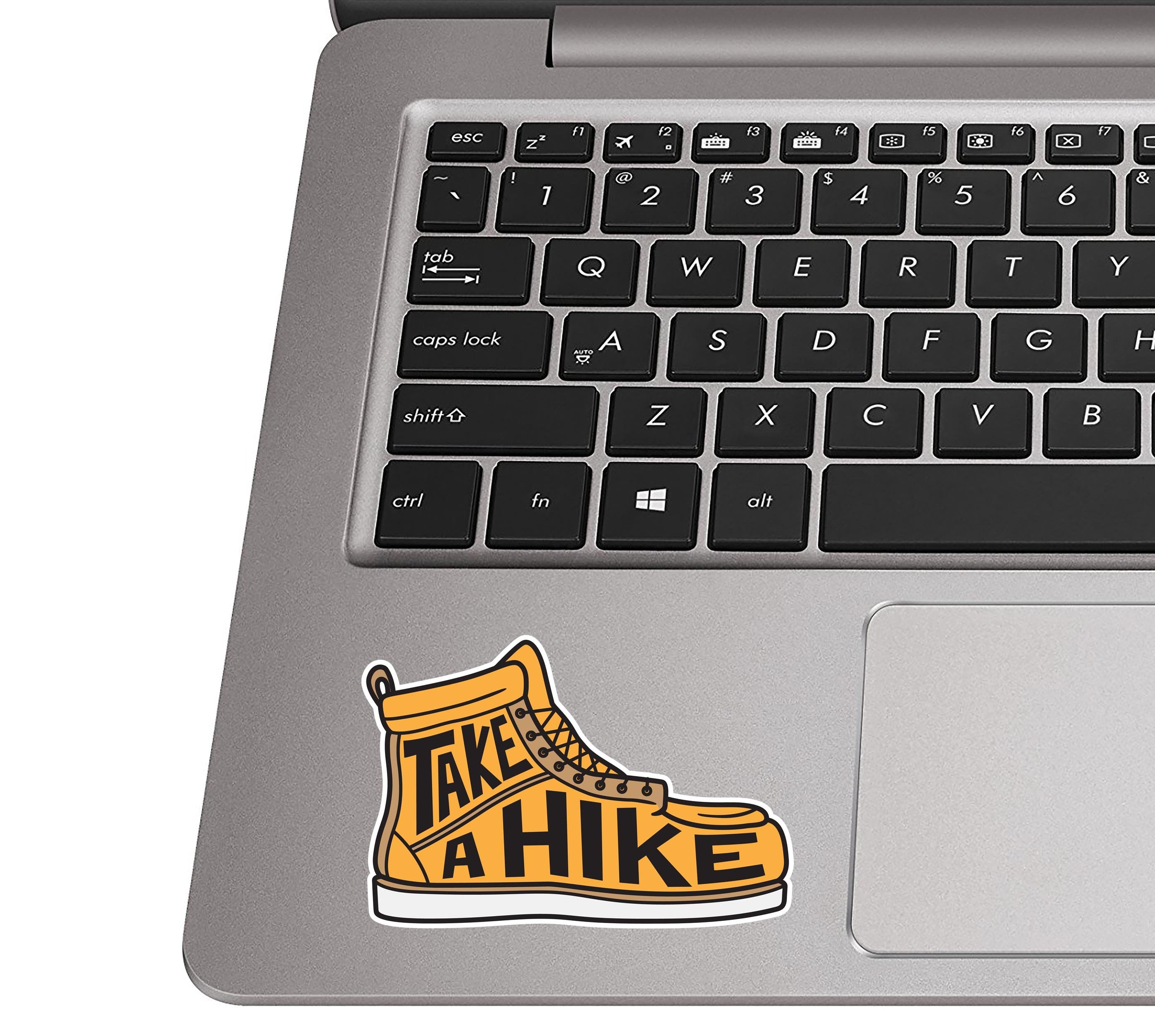 Take A Hike Boot Vinyl Decal Sticker Hiking Boot Travel Backpacking Nature Decal Colorful Car Laptop Water Bottle Tumbler Mountains Explorer