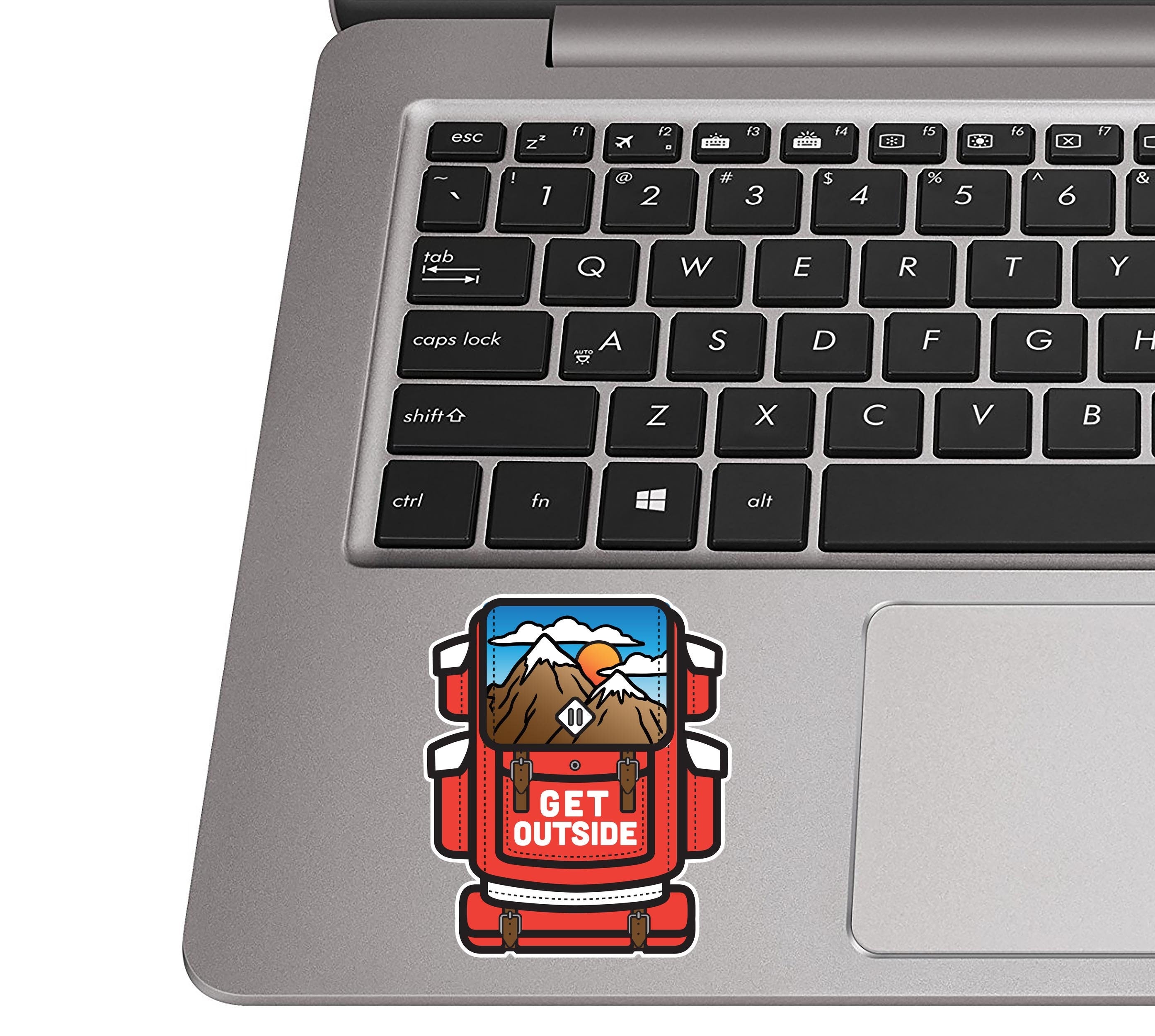 Get Outside Backpack Vinyl Decal Sticker