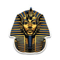 Pharaoh King Tut Golden Mask Vinyl Sticker Ancient Egyptian Decal for Laptop Water Bottle Car Cup Gift for Egypt and History Lovers