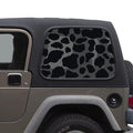 Cow Print Window Decal Set - Fits Jeep Wrangler TJ Hardtop 1997 - 2006