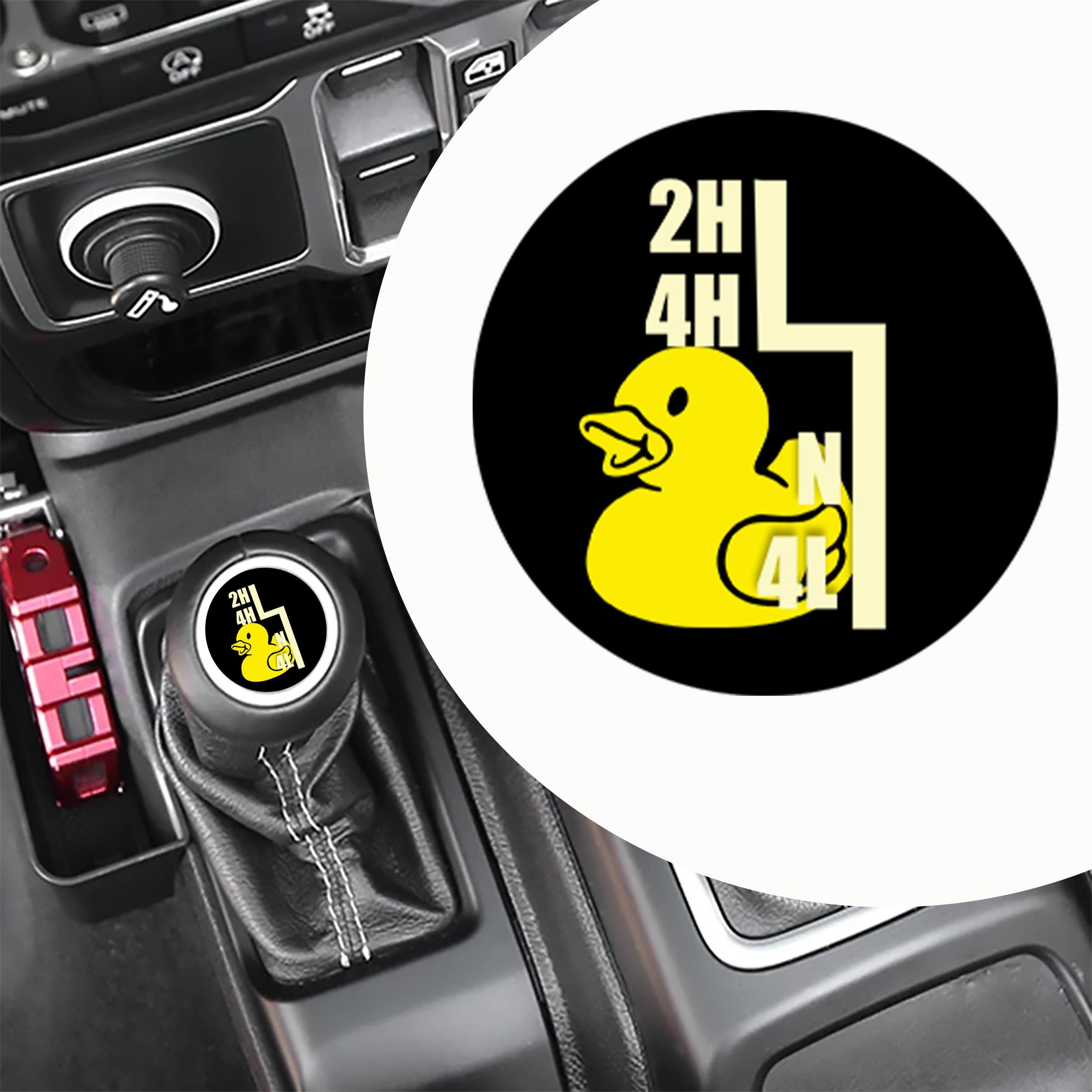 Rubber Ducky Gear 4x4 Shifter Vinyl Overlay Graphic