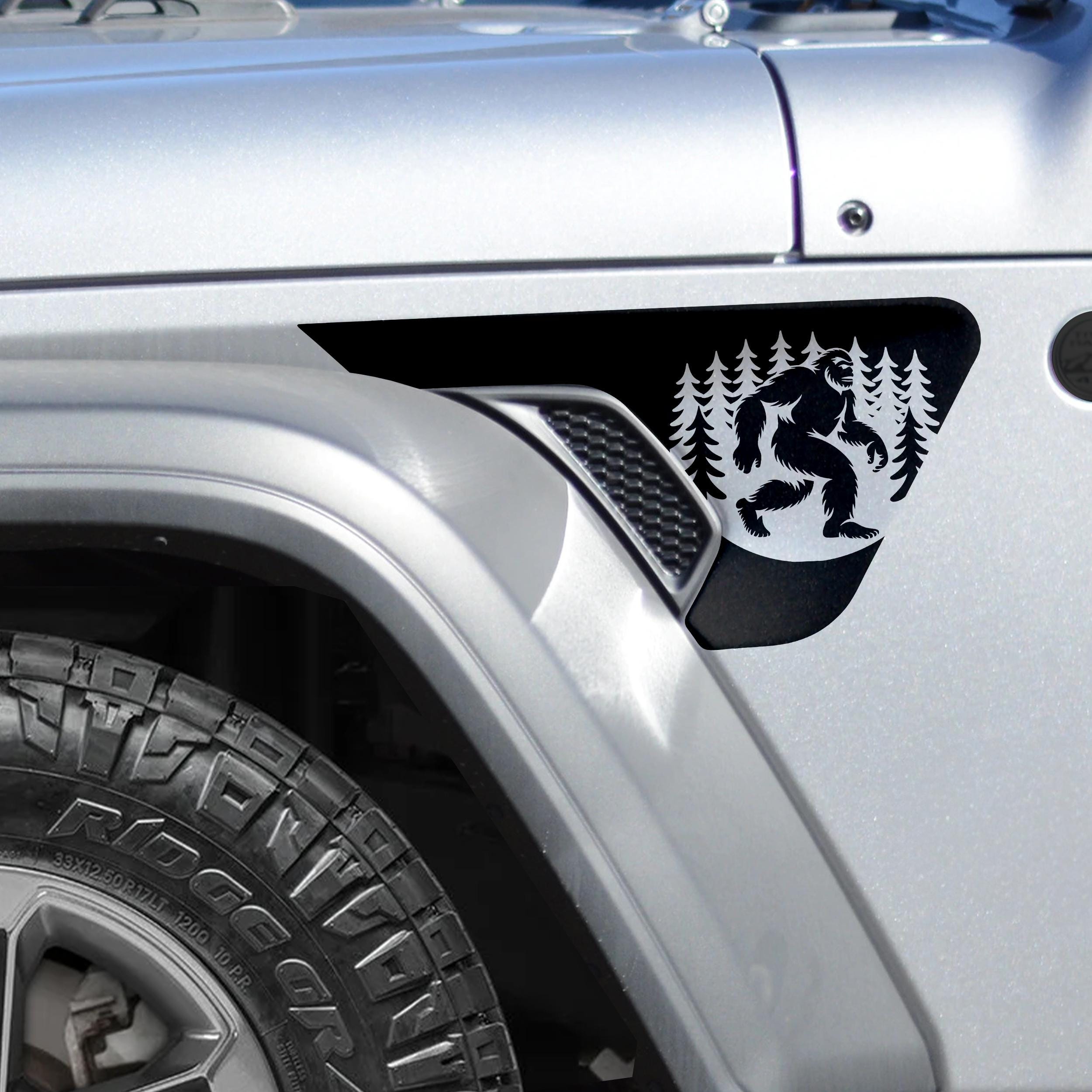 Sasquatch Forest Fender Vent Vinyl Decal | CDD Graffix | JDS