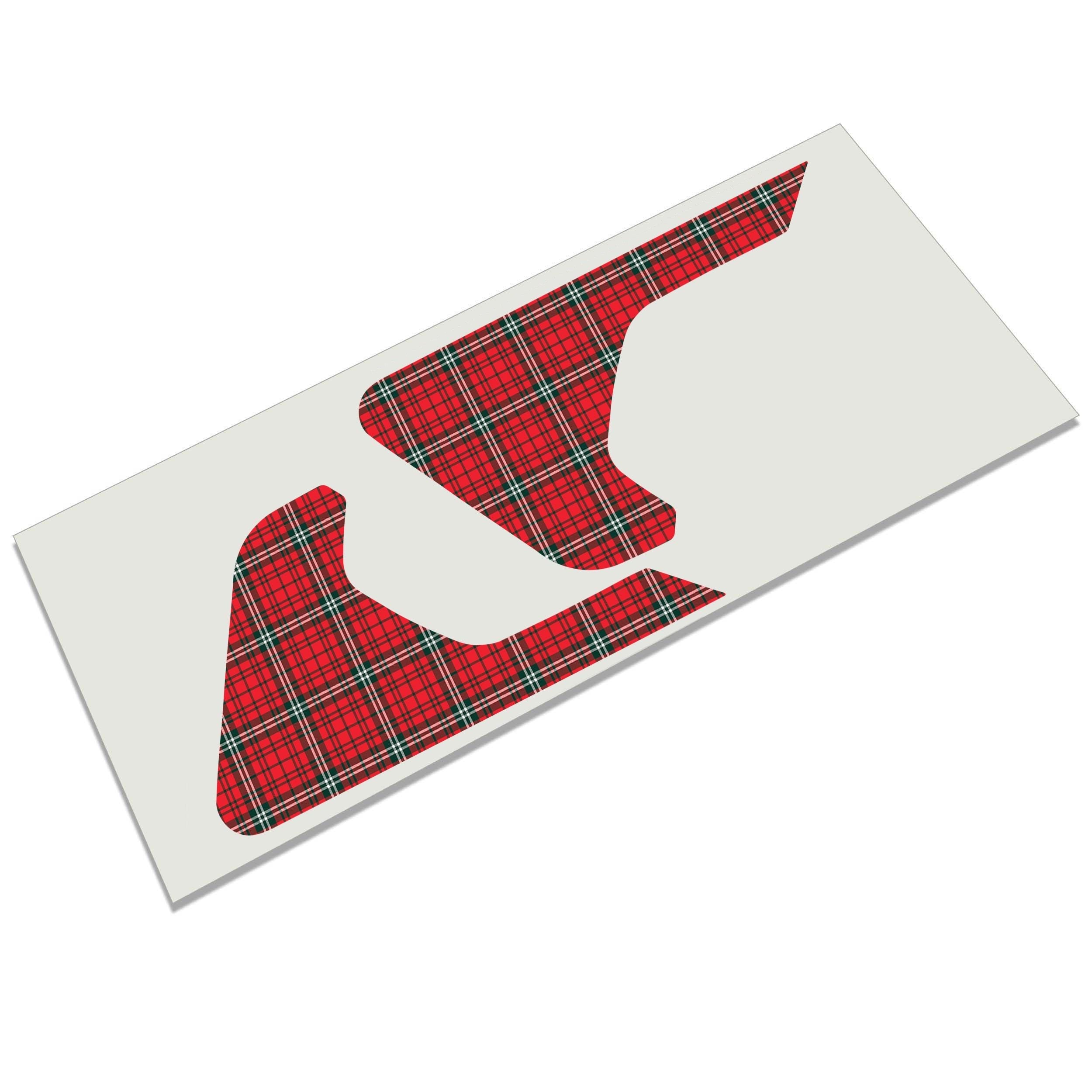Plaid Pattern Vent Decal Set – Multiple Tartan Styles for Jeep Wrangler JL JLU & Gladiator JT