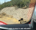 Jeep Windshield Palm Tree Easter Egg Companion Vinyl Decal
