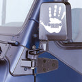 White Jeep Wave Hand Decal