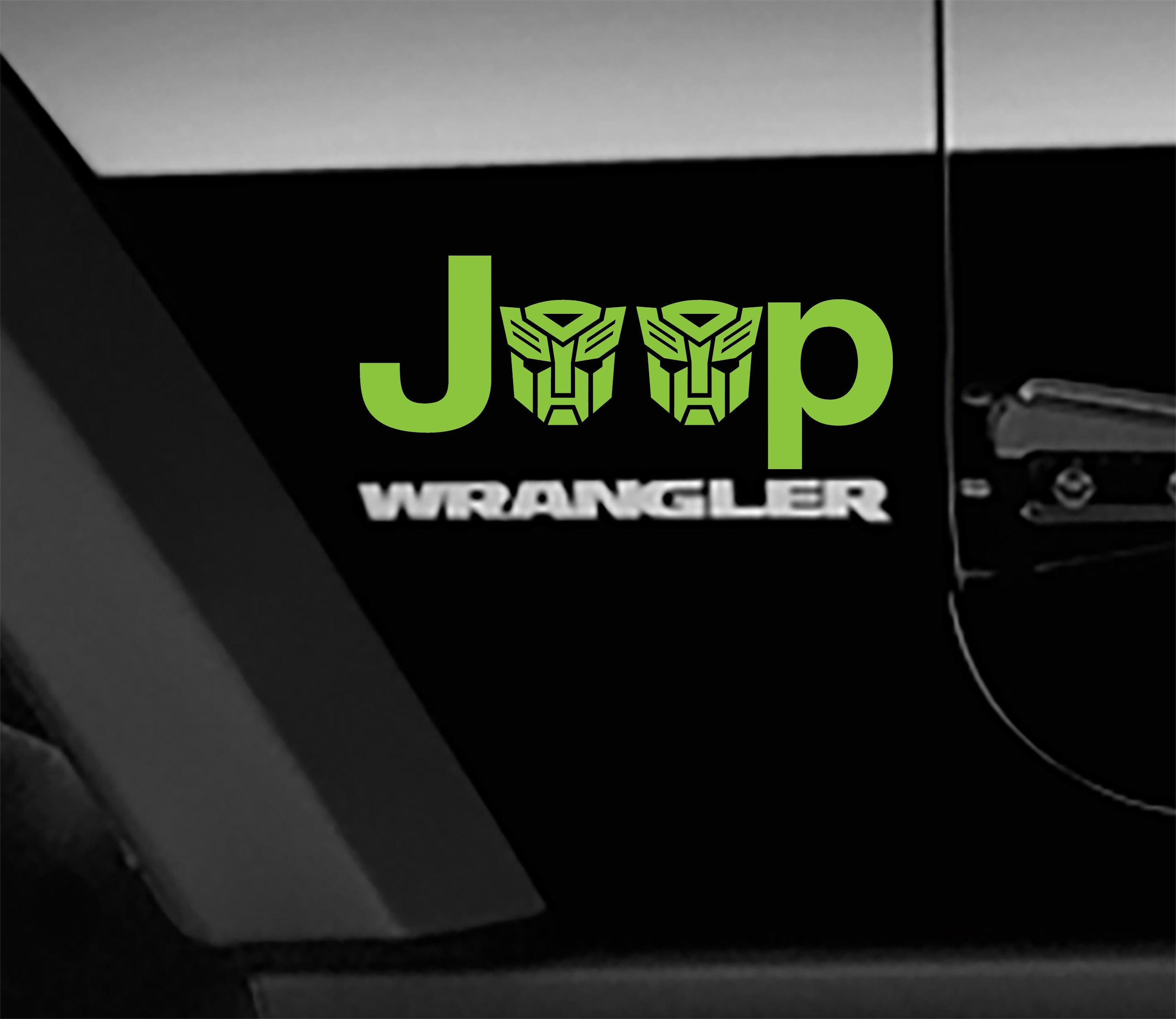 Jeep Wrangler Transformers Autobot Side Fender Vinyl Decals