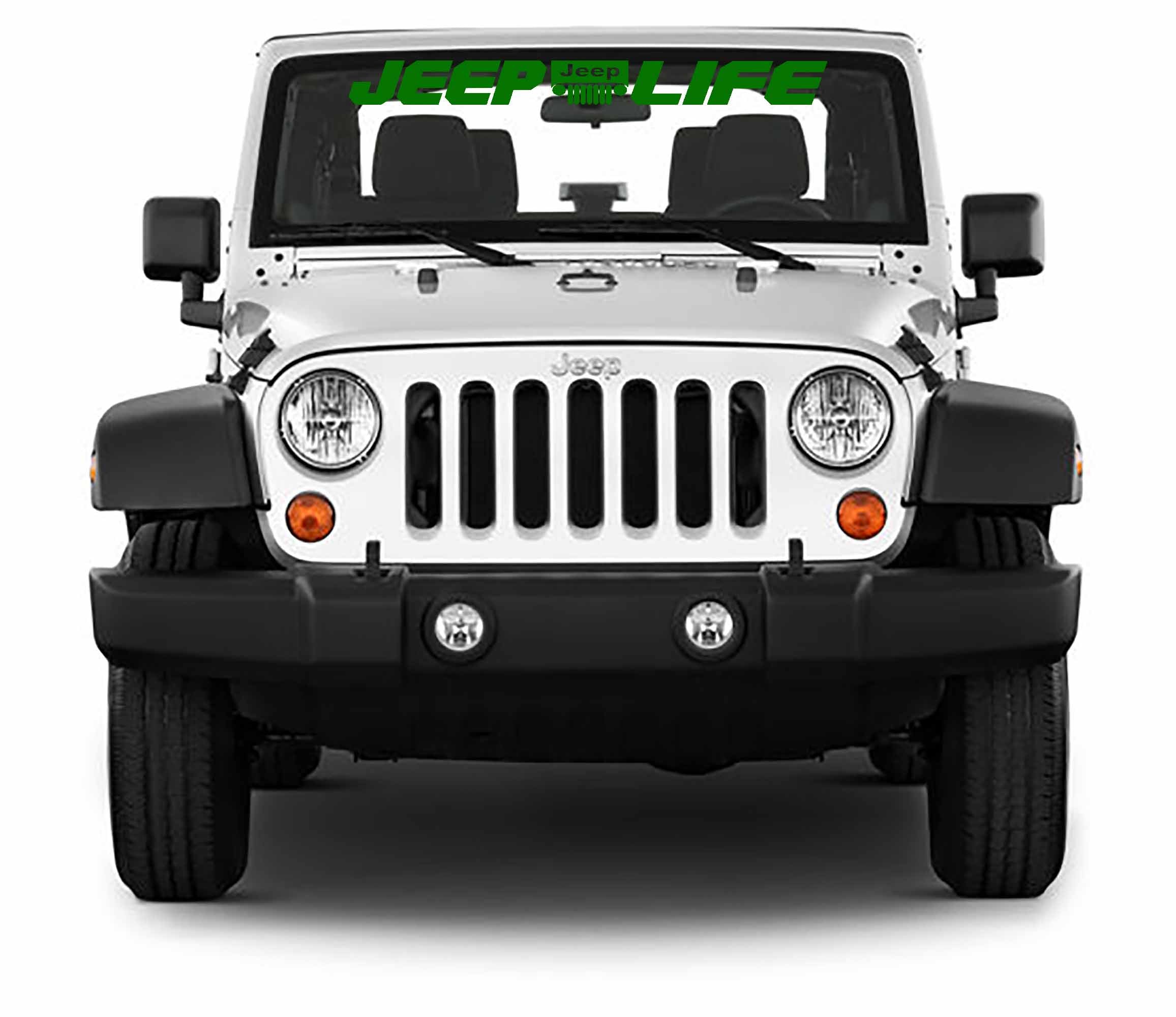 Jeep Life Windshield Banner Vinyl Decal