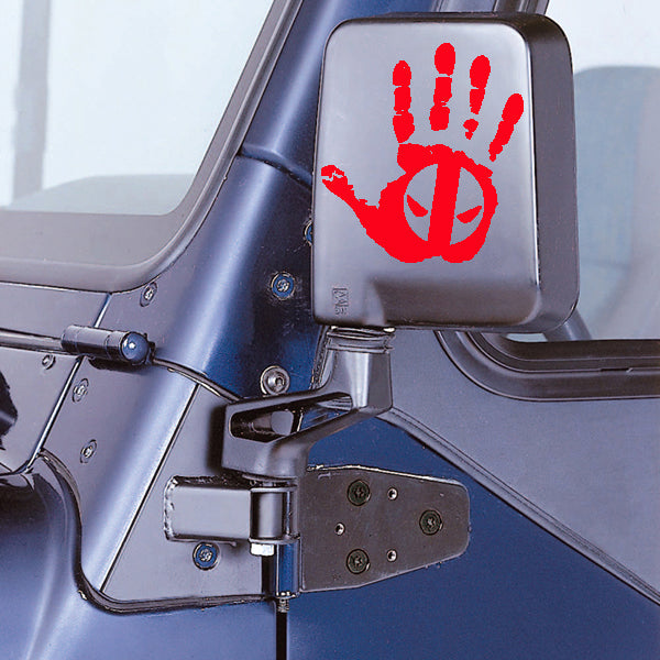 Jeep Wave Deadpool Eyes Hand Ver 1 Decal
