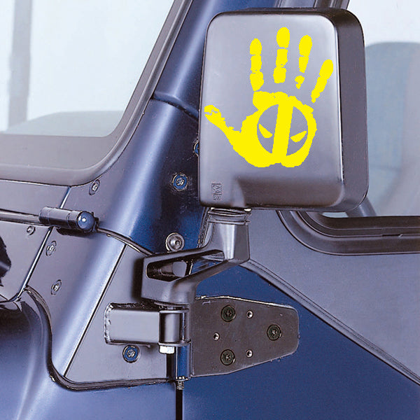 Jeep Wave Deadpool Eyes Hand Ver 1 Decal