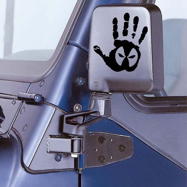 Jeep Wave Deadpool Eyes Hand Ver 2 Decal