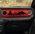 Jeep JL/JT Passenger Dashboard Custom Scenery Vinyl Decal