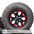 Wheel Vinyl Decal Overlays 17" Inch Rim for Gladiator JT Rubicon