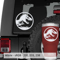  Jurassic T-Rex Fossil Dinosaur Logo Vinyl Decal Sticker