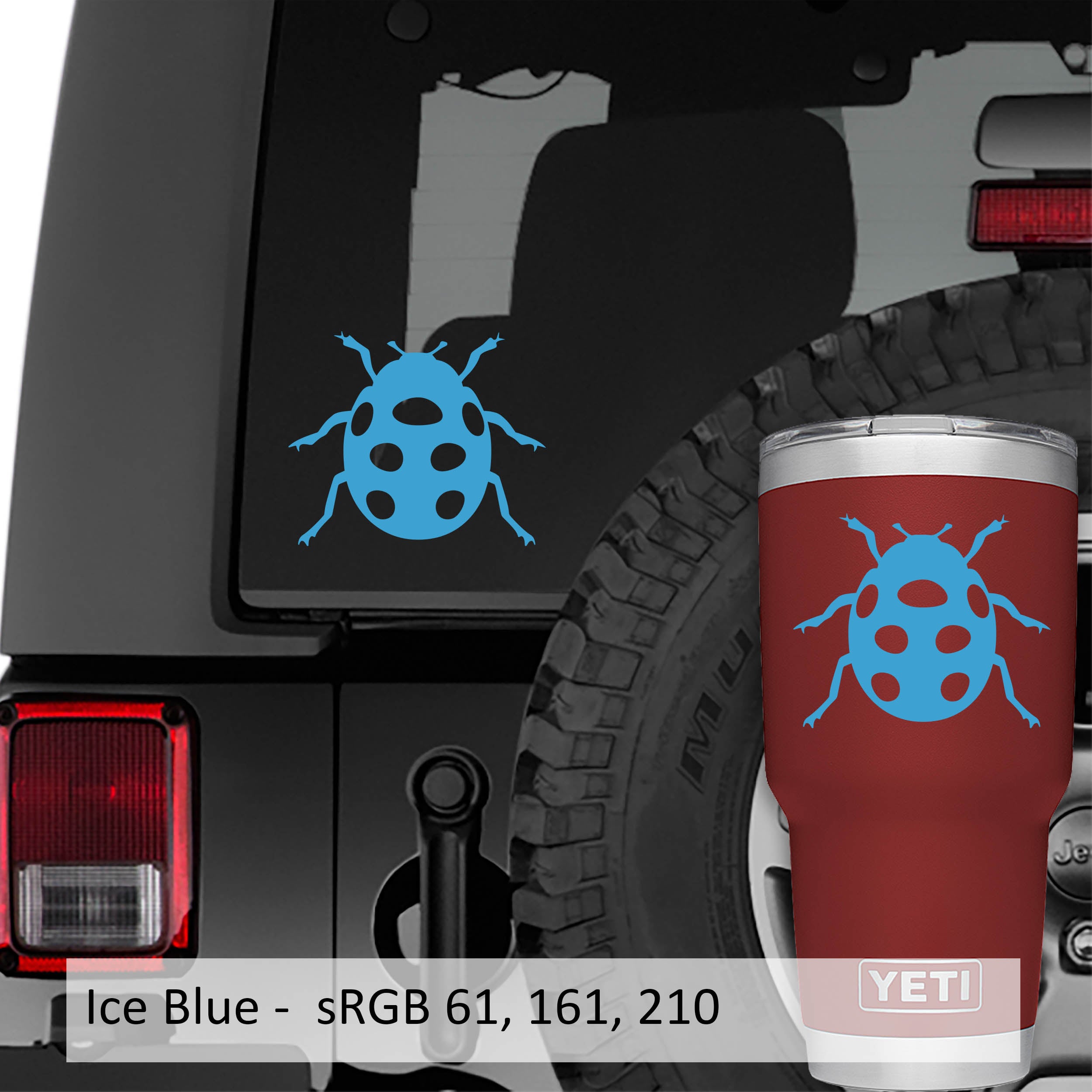 Ladybug Ladybird Beetle Vinyl Decal