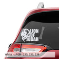 Lion of Judah Vinyl Decal