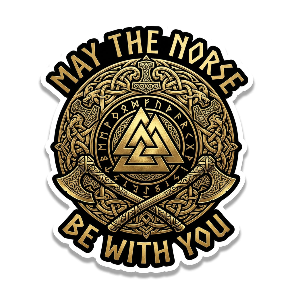 May the Norse Be With You Vinyl Sticker
