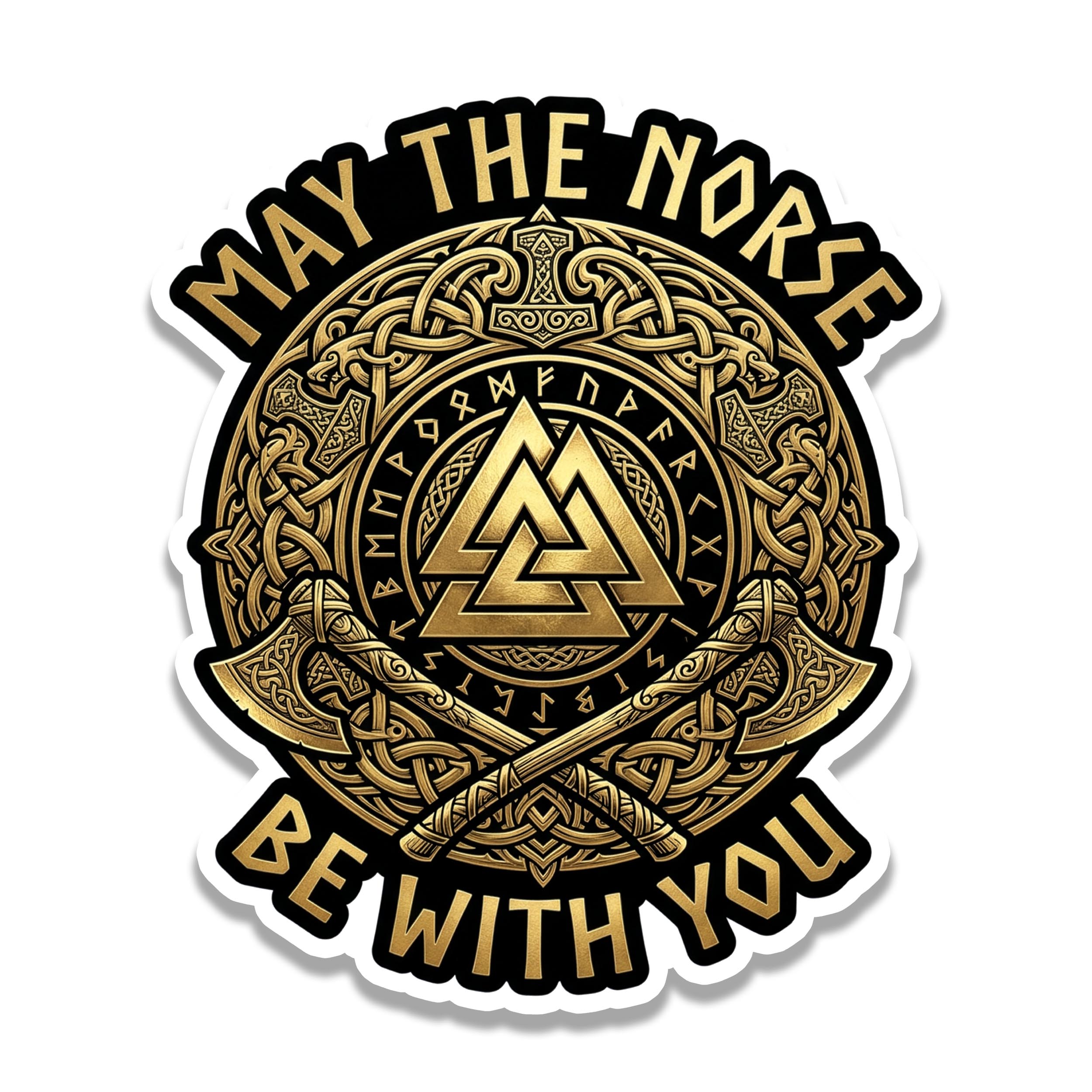 May the Norse Be With You Vinyl Sticker