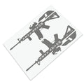Molon Labe Rifles Side Window Vinyl Decal
