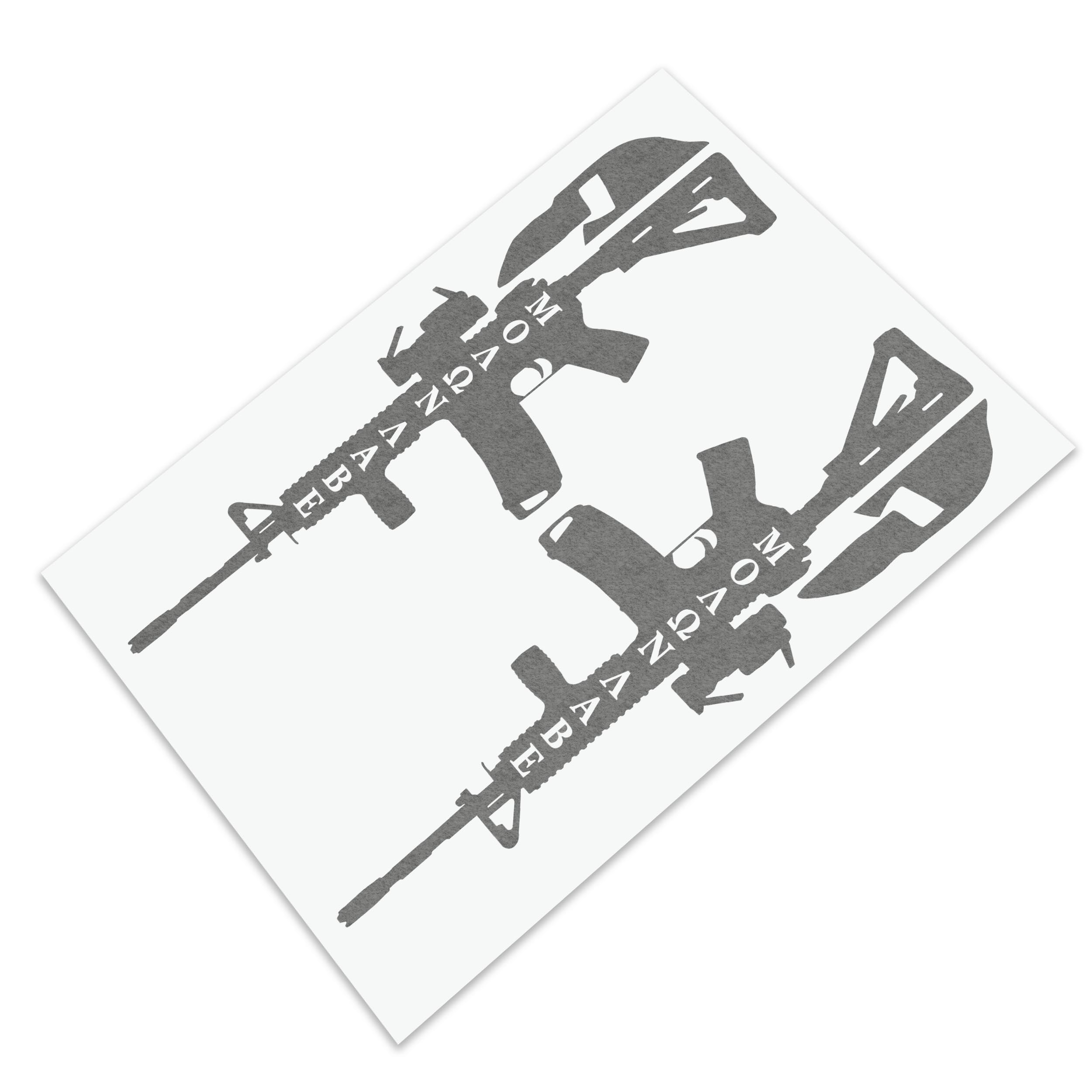 Molon Labe Rifles Side Window Vinyl Decal