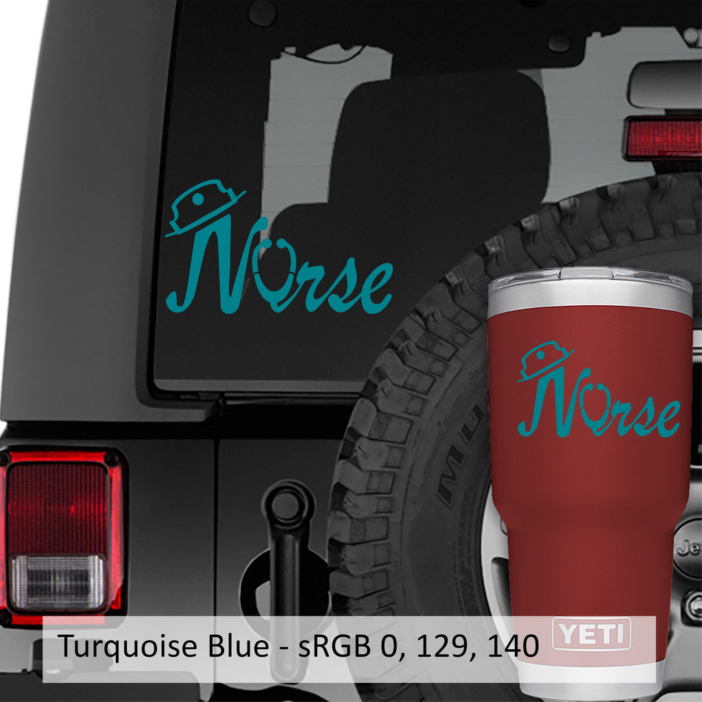 Nurse Stethoscope Vinyl Decal Sticker