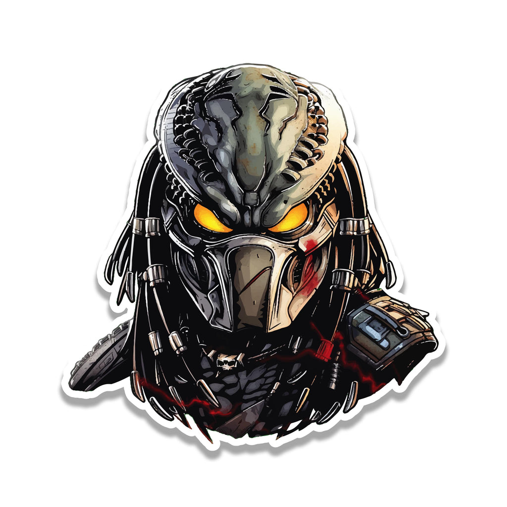 Galactic Predator Hunter Vinyl Sticker