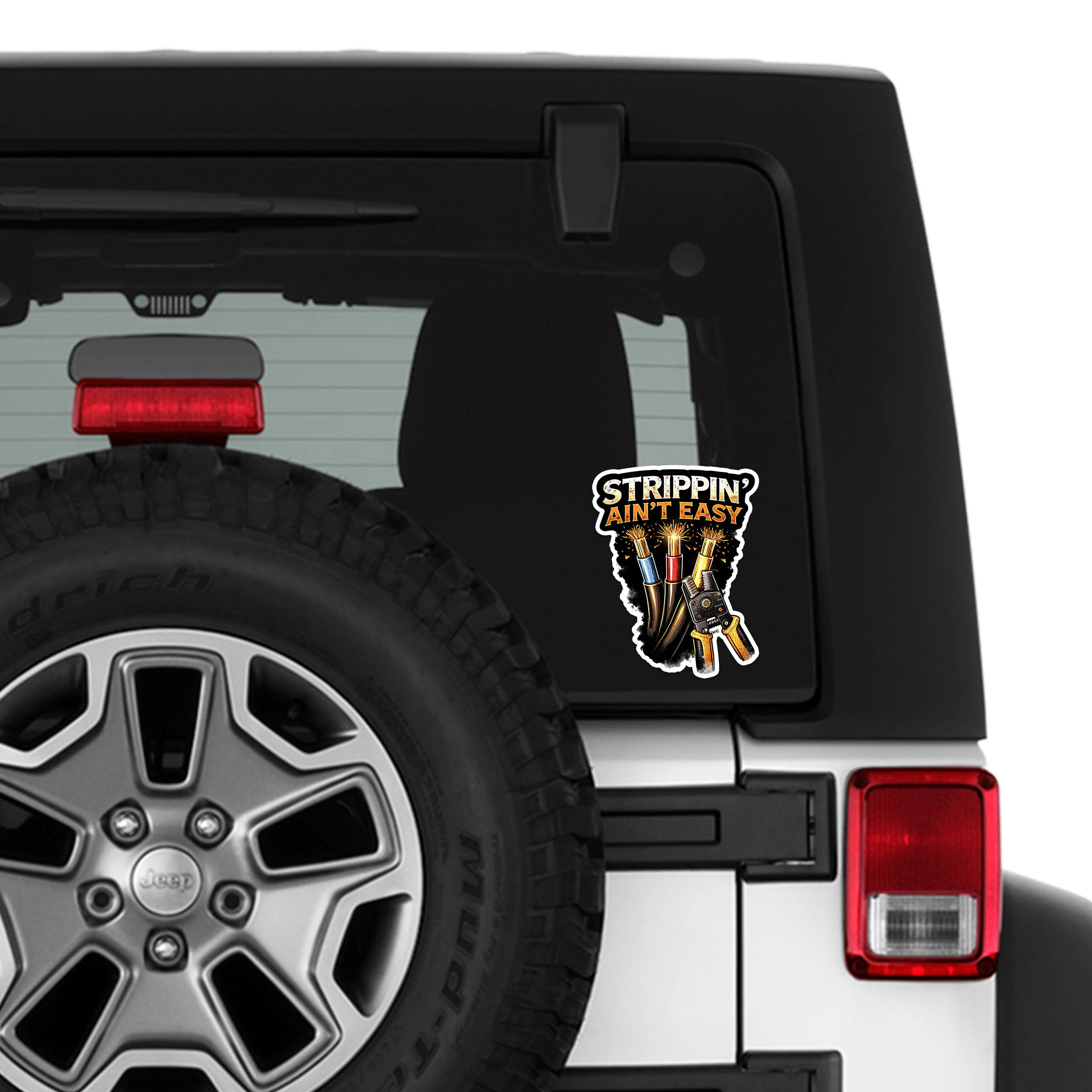 Strippin Ain't Easy Vinyl Sticker