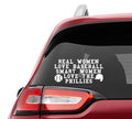 Real Women Love Baseball Smart Women Love the Phillies Vinyl Decal