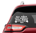Real Women Love Baseball Smart Women Love the Rays Vinyl Decal