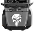  Jeep Wrangler Rebel Punisher Skull Vinyl Decal
