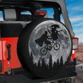 80s Sci-Fi Parody Mashup Moon Spare Tire Cover