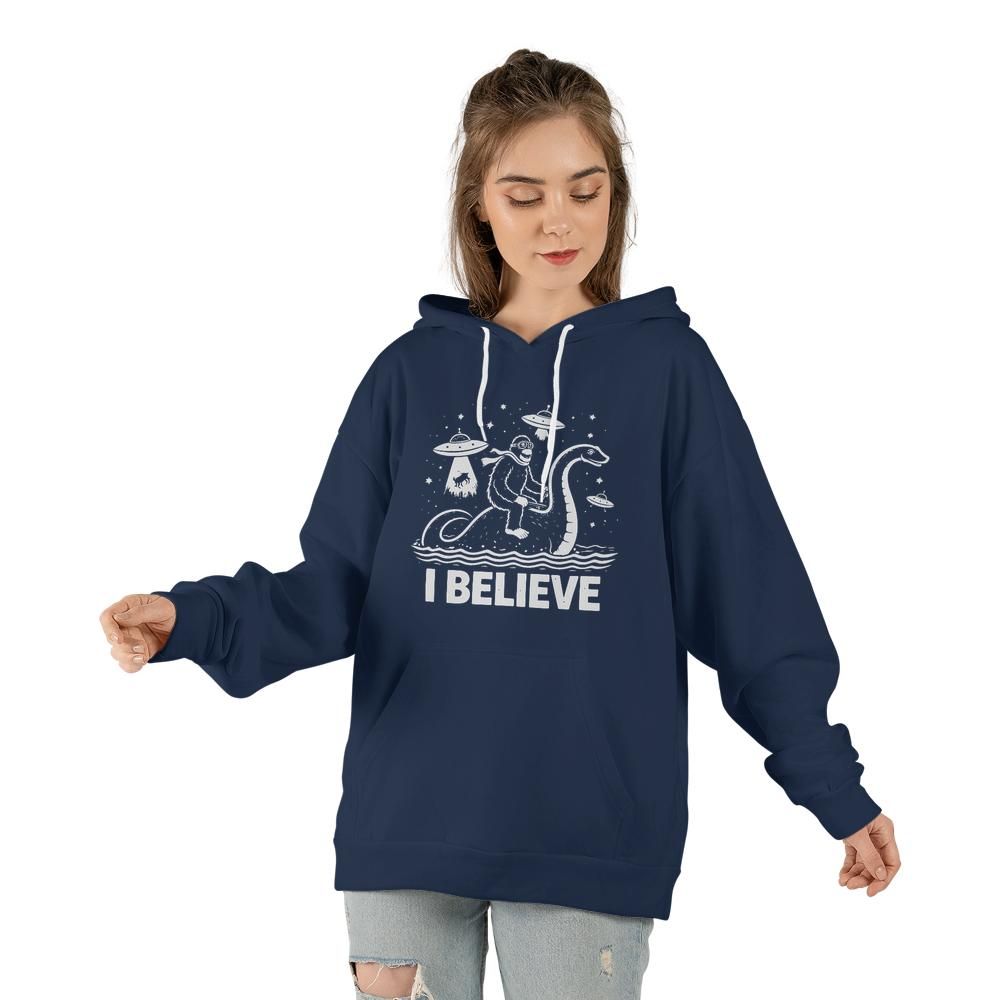 I Believe Bigfoot Nessie UFO Hoodie | CDD | JDS