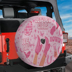 Pink Cowgirl Night Out Spare Tire Cover