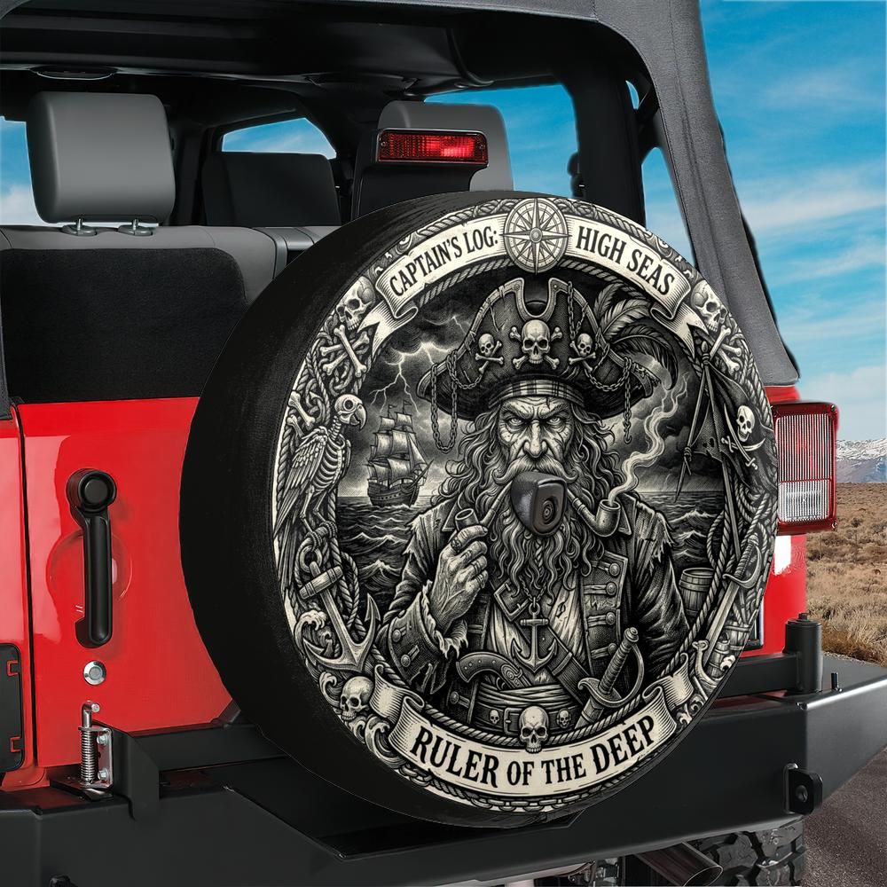 Pirate Davy Jones Spare Tire Cover