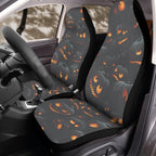 Halloween Pumpkin Patch Car Seat Covers for Front Bucket Seats – Universal Fit