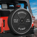 Athletic 45lb Barbell Spare Tire Cover