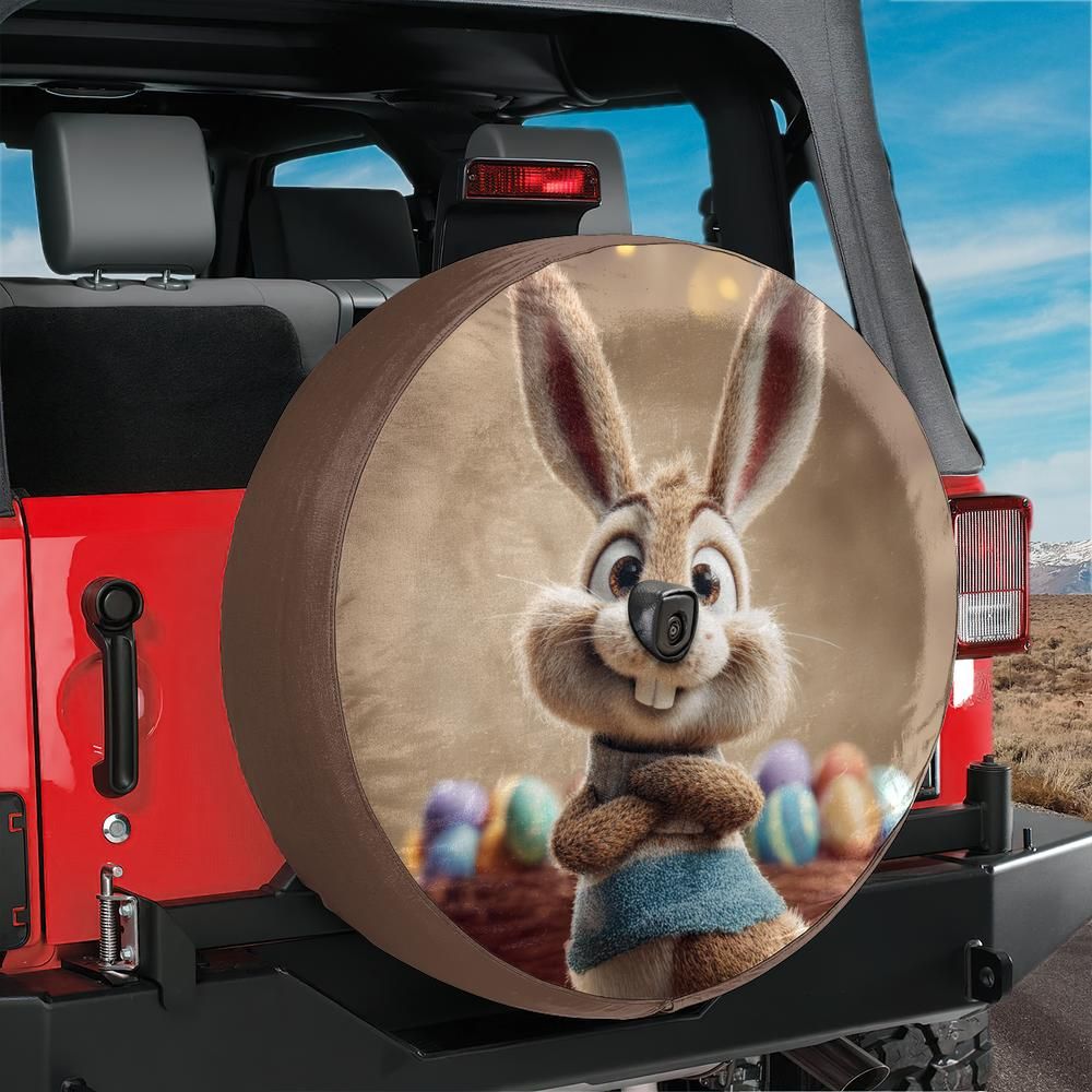 Peter Cottontail Easter Bunny Spare Tire Cover