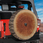 Tree Log Spare Tire Cover