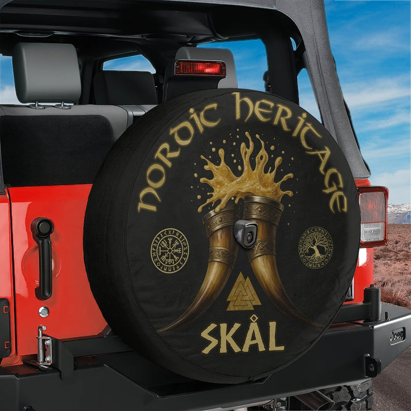 Nordic Heritage Skal Toast Spare Tire Cover