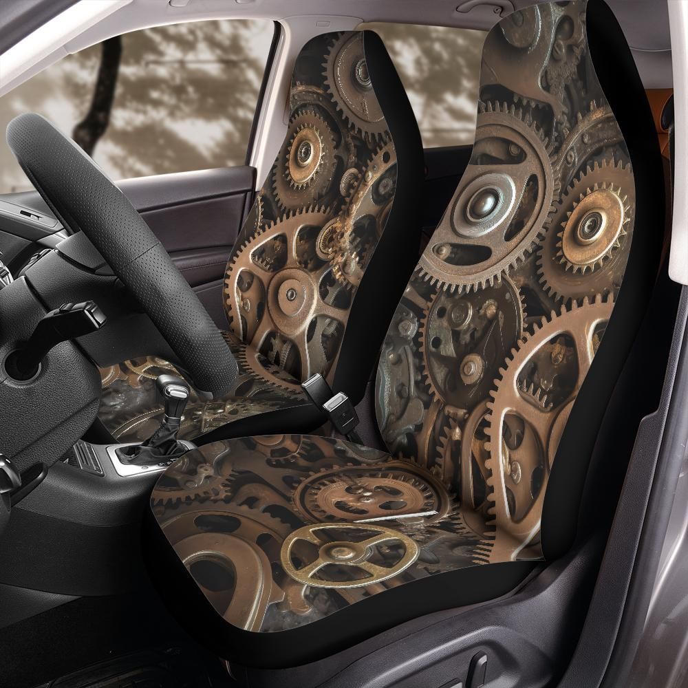 Steampunk Gear Seat Covers | Universal Fit