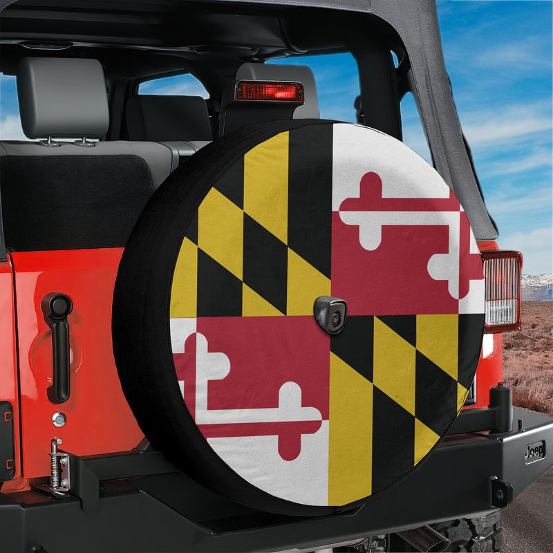 Maryland State Flag Spare Tire Cover | CDD Graffix | JDS