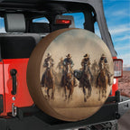 Old West Cowboy Riders Spare Tire Cover