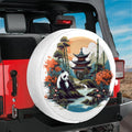 Japanese Panda Pagoda Spare Tire Cover