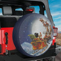 Santas Sleigh Ride Christmas Night Spare Tire Cover