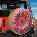 Pink Icing & Sprinkle Donut Spare Tire Cover