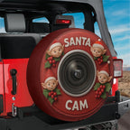 Funny Christmas Santa Cam Spare Tire Cover