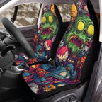 Monster Horde Front Car Seat Covers for Front Bucket Seats – Universal Fit